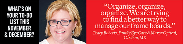 Tracy Roberts to-do for November