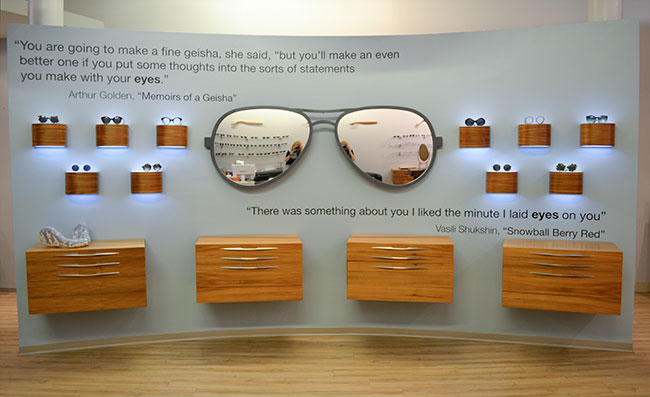 Cool sunglass mirror from Providence Optical