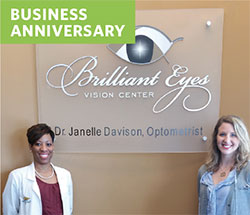 Eyecare business anniversary Brilliant Eyes Vision Center