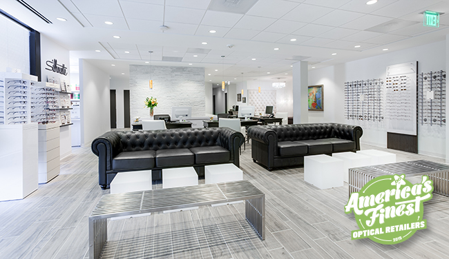 Interior of Shady Grove Eye & Vision Care, one of America's Finest optical retailers for 2015