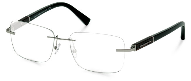 Rimless eyeglass frames from Ermenegildo Zegna