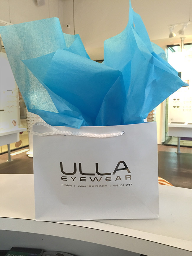 Shopping bags from Ulla Eyewear