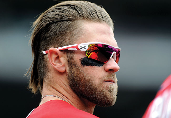 Bryce Harper in Rival sunglasses from Under Armour