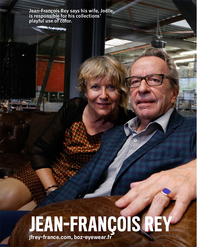 Jean-François Rey, interview with eyewear designer