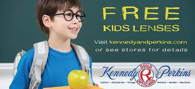 Back to school ad from Kennedy & Perkins opticians