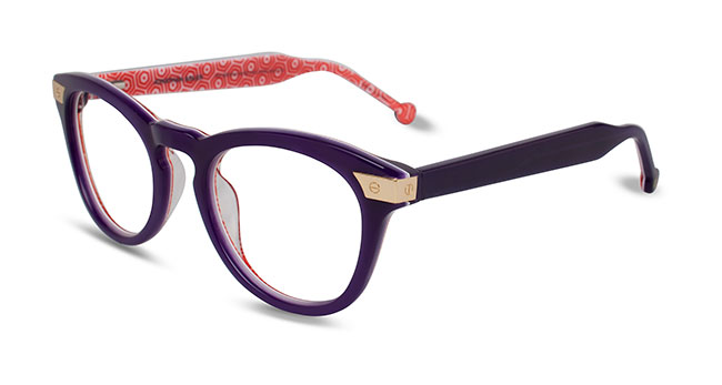 Jonathan Adler purple JA308 eyeglasses