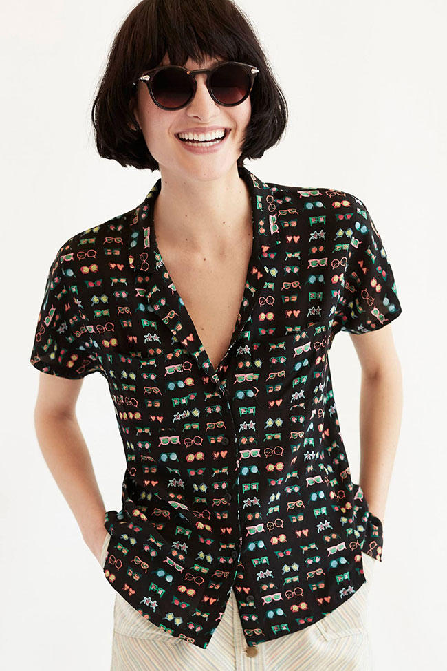 Glasses shirt from Anthropologie
