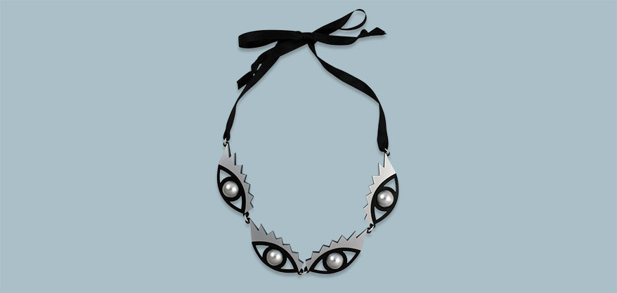 Eye-themed necklace