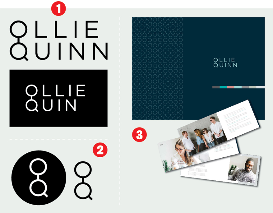 Check Out How Ollie Quinn Branding Elements Work Together to Maintain a Seamless Look in 3 Countries