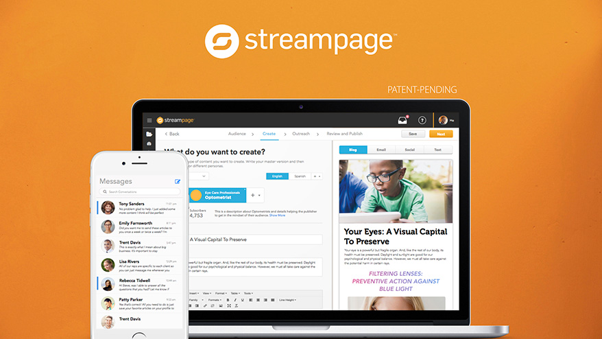 Streampage Offers Eye Care Professionals a Smarter, Less Time-Consuming Approach to Marketing Automation
