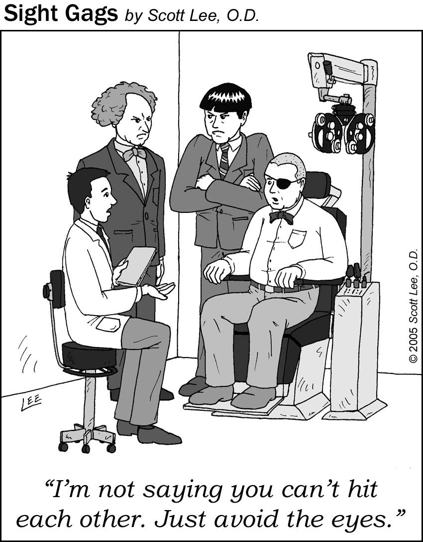 Sight Gags: What the Three Stooges' Eye Doctor Would Say 