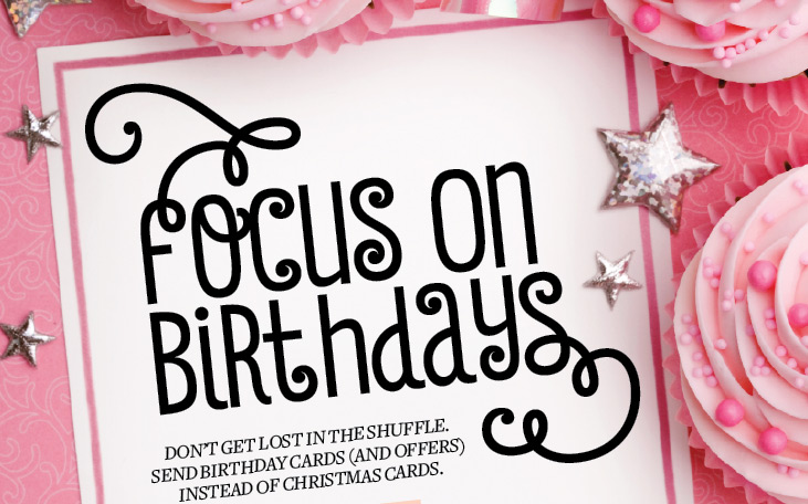 Focus on birthday