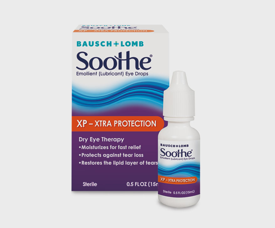 Soothe Bausch Lomb XP Lubricant Eye Drops, Xtra India