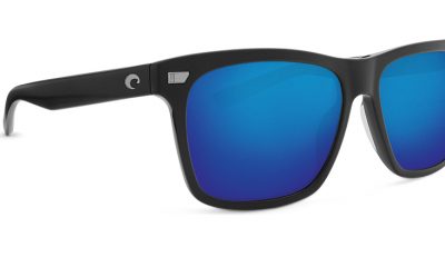 large acetate frame with a classic square lens shape and polarized lenses from Costa