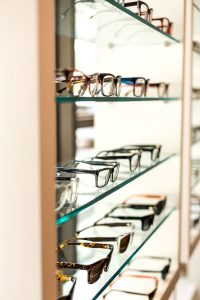 Elite Eye Care eyewear display