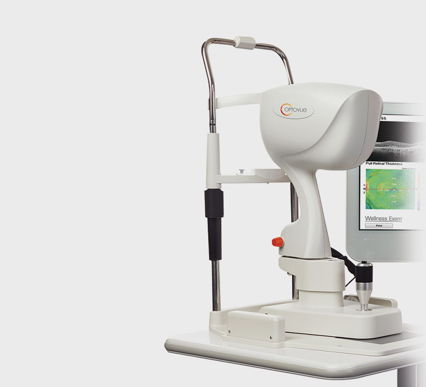 iVue 80, OCT + fundus camera option, an upgrade to iVue OCT from Optovue