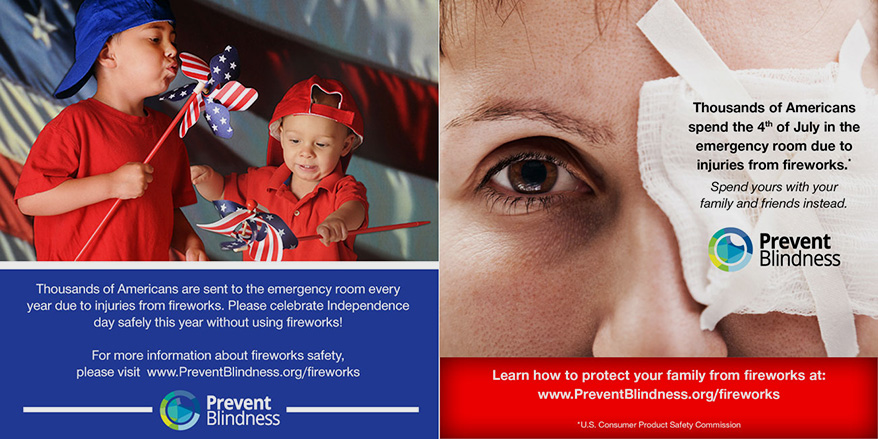 Prevent Blindness Declares June 28-July 4 as Fireworks Safety Awareness Week