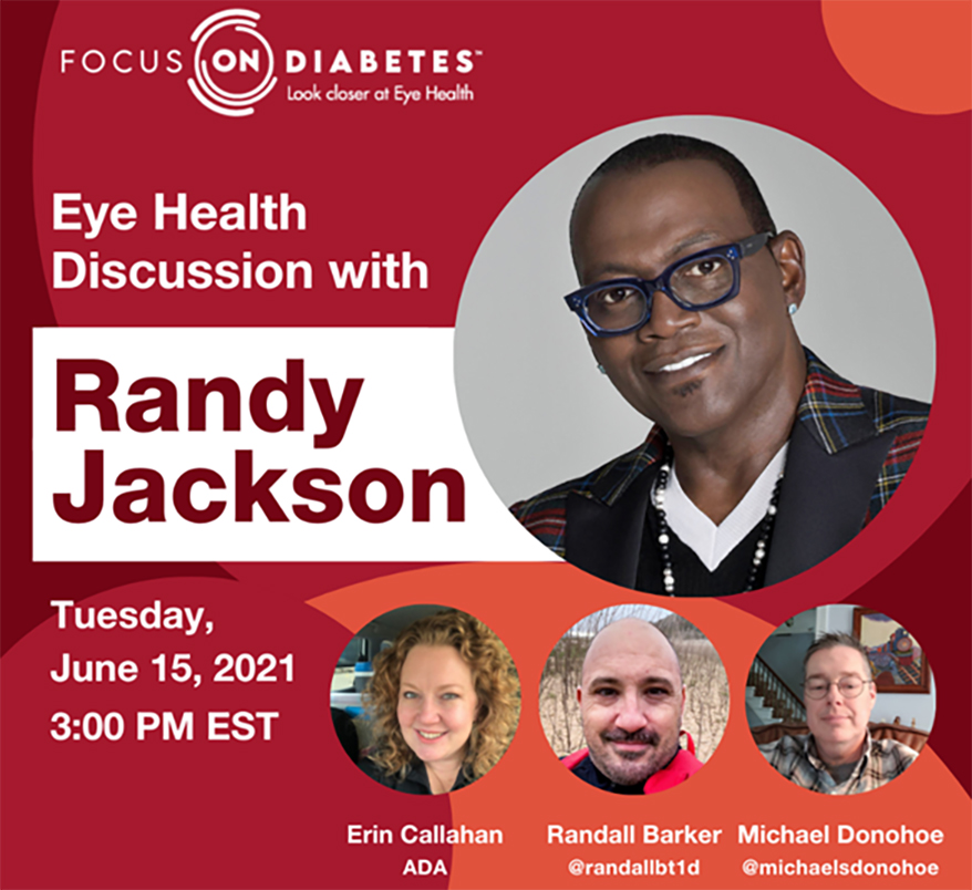 Randy Jackson to Share Story of Managing Eye Health While Thriving with Diabetes During