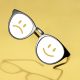 sad and happy eyeglasses