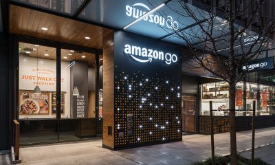 The outside of an Amazon Go location. Photography: Courtesy of Amazon