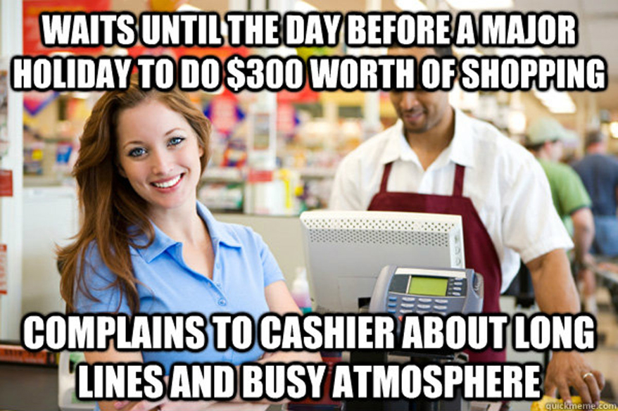 16 Relatable Memes About Working Holiday Retail