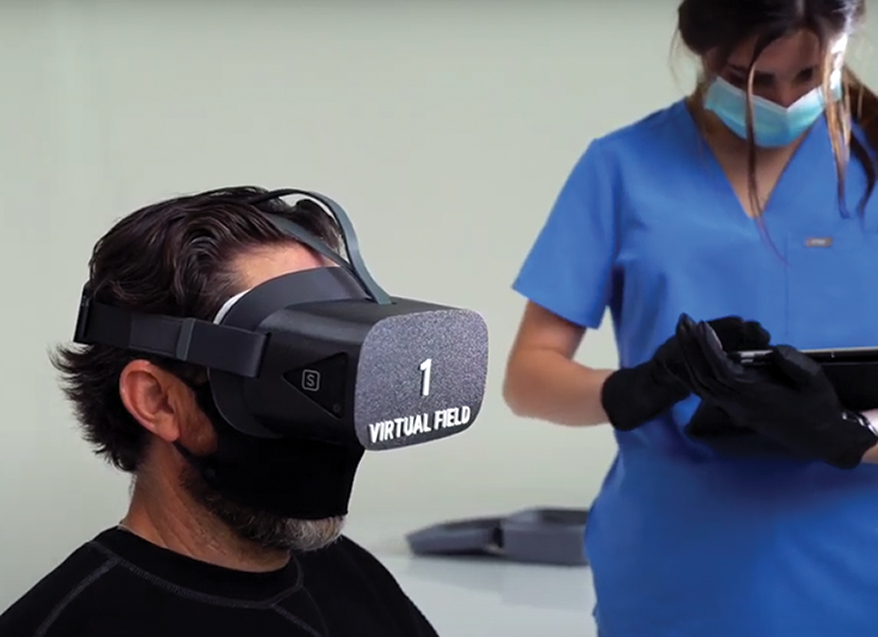 Virtual Field VR visual field device