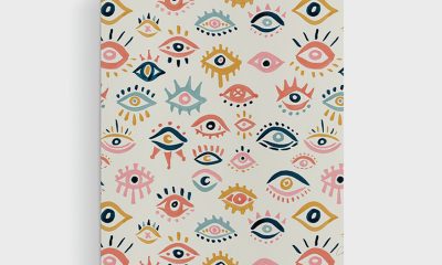 MYSTIC EYES – PRIMARY PALETTE POSTER by Cat Coquillette