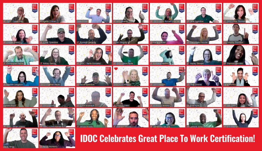 IDOC Earns Second Consecutive Great Place to Work Certification