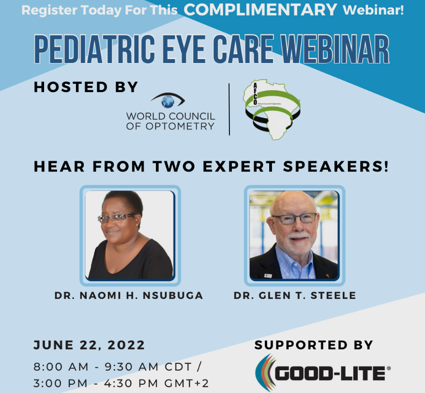 WCO and African Council of Optometry to Host Pediatric Eye Care Webinar