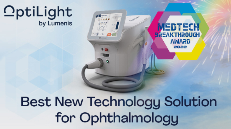 Lumenis OptiLight Wins 2022 MedTech Breakthrough Award