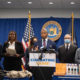 New York City Mayor Eric Adams announces the takedown of a massive crime ring. Courtesy of NYC.gov