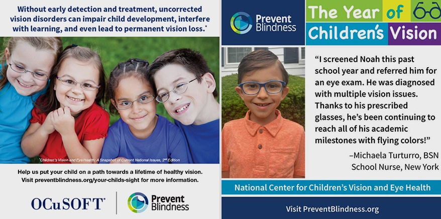 August is Children&#8217;s Eye Health and Safety Month, Part of the Year of Children&#8217;s Vision at Prevent Blindness