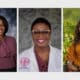 Dr. Marvin R. Poston Leadership Award recipients: L-R: Babirekere Bakama, Brittany Martin, Ade Owolewa, Dr. Chinelo Onyeador, Alexis Abernathy