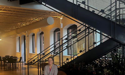 Tina Lahti, vice president of sales and marketing at IOT, in the Designers Guild building.