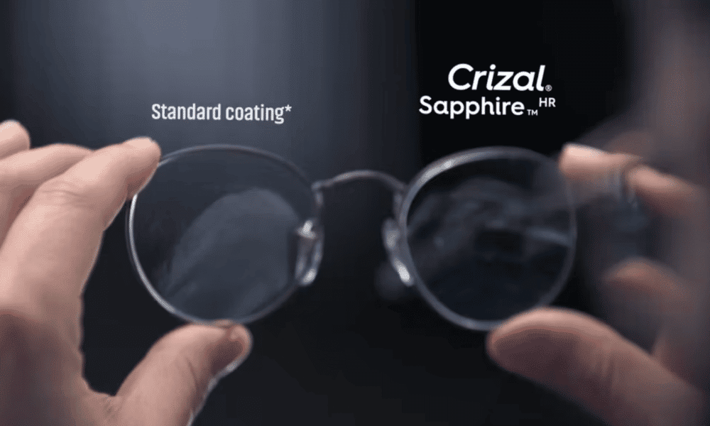 NEW Crizal® Sapphire™ HR No-Glare Lenses