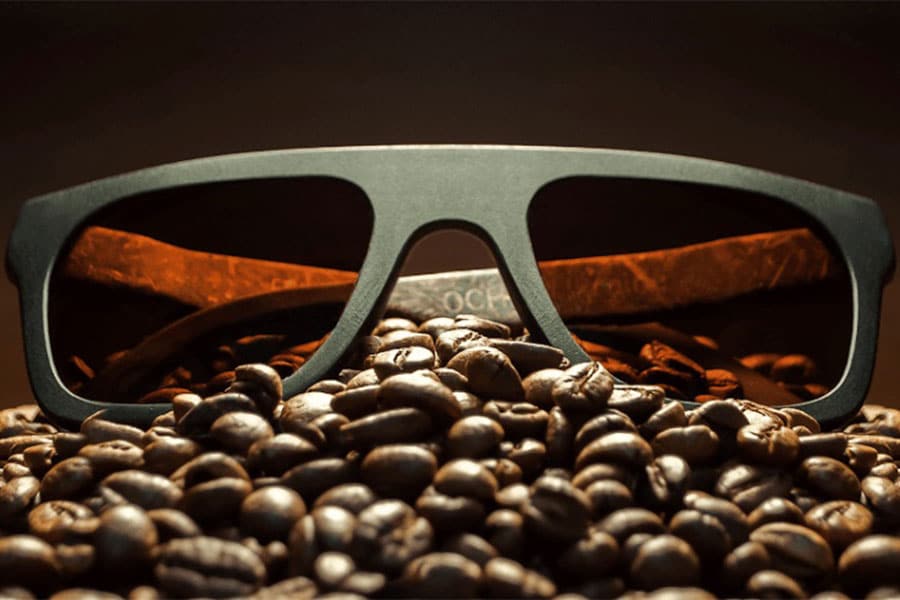 Ukrainian Eyewear Maker Continues to Spin Coffee Grounds into Frames