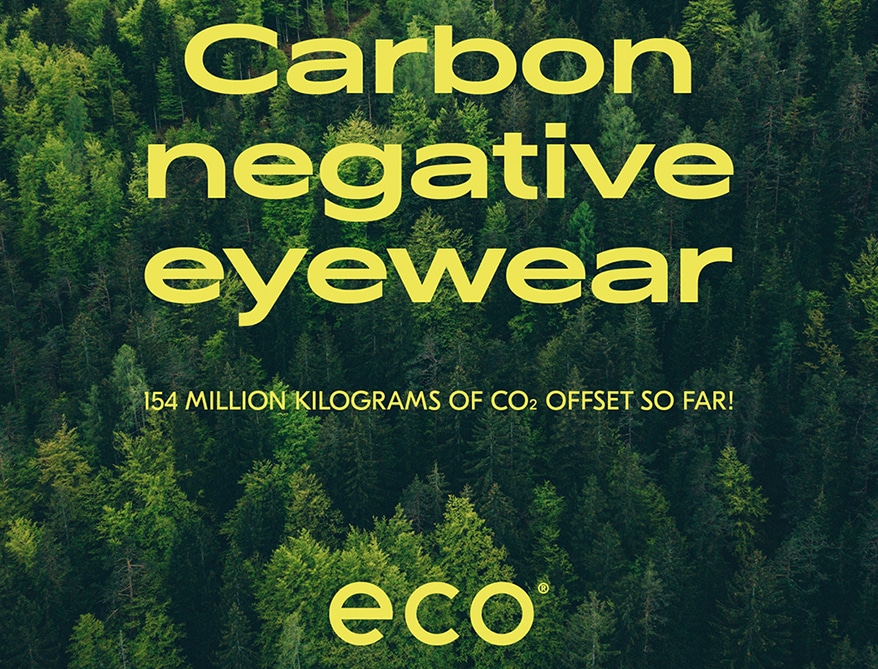 ECO Eyewear Reaches Carbon Negativity Milestone