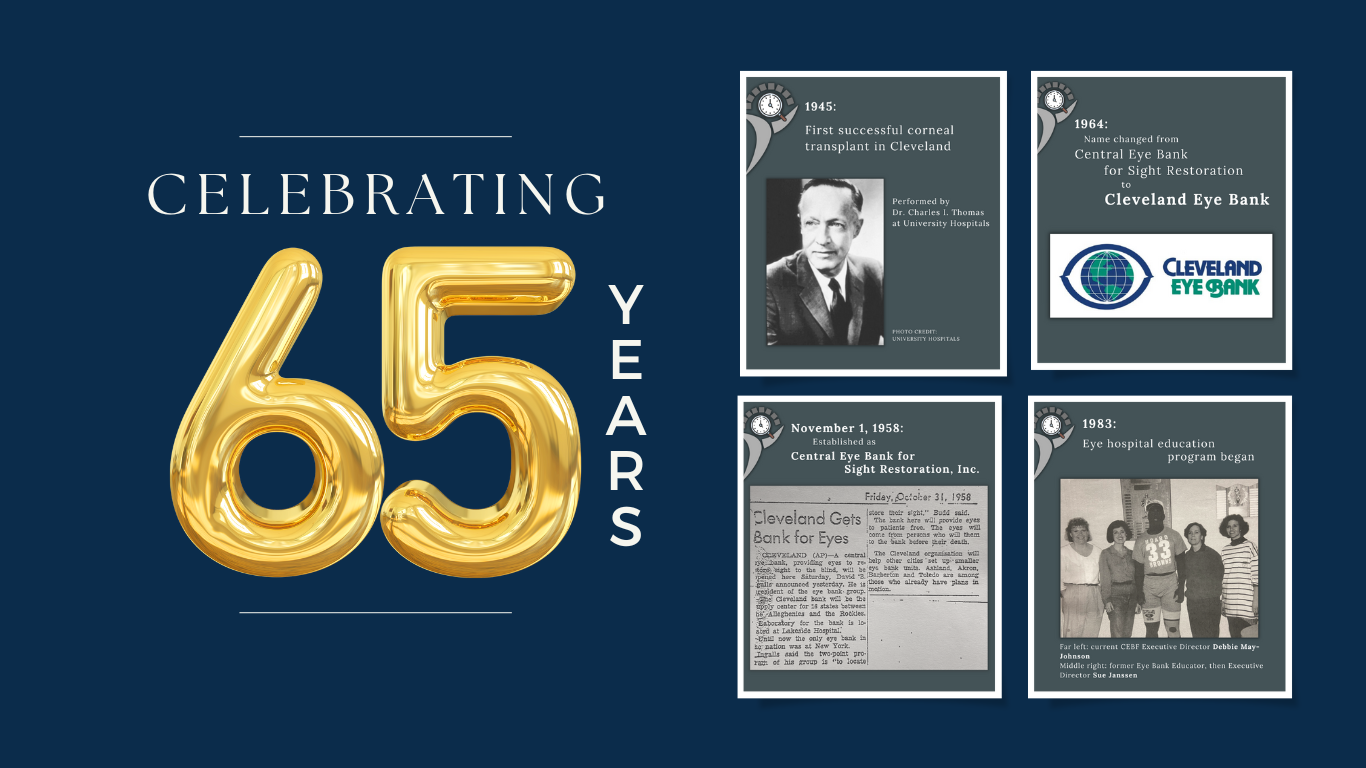 Cleveland Eye Bank Foundation Celebrates 65 Years