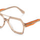De Sica eyewear in Beige Orange