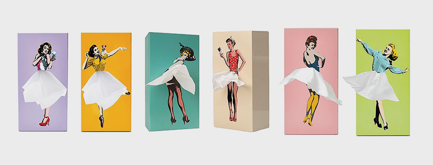 Flying Skirt Tissue Boxes
from CONSEQUENTLLY