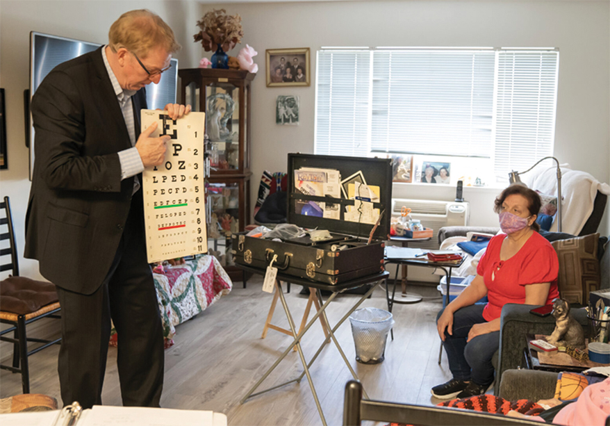 This Illinois Eye Doctor Makes Up to 10 House Calls in a Single Day