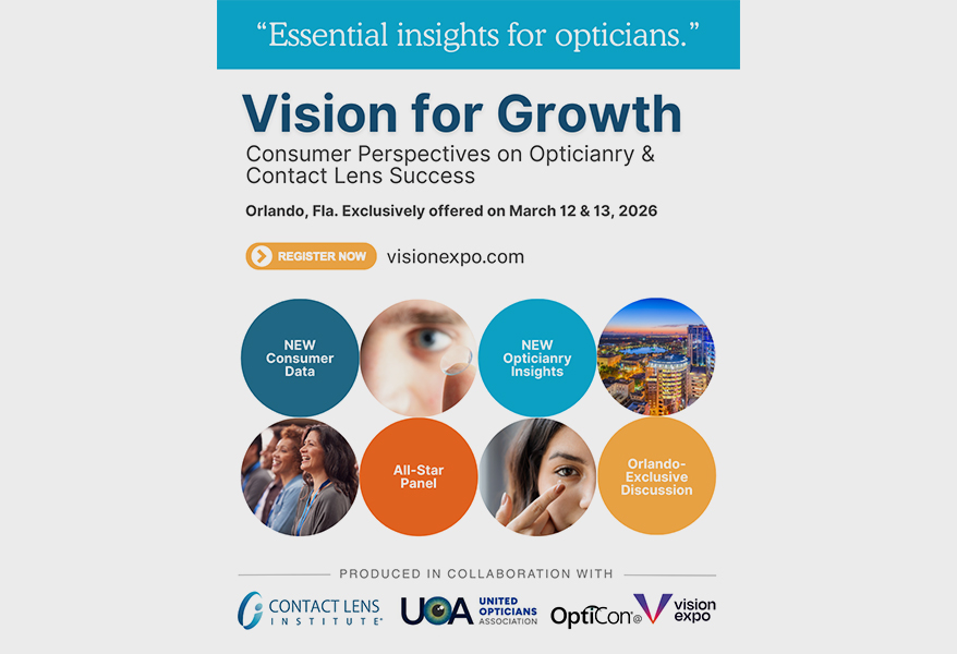 Contact Lens Institute & United Opticians Association to Co-Produce OptiCon-Exclusive Panel